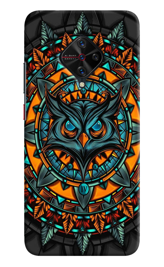 Angry Owl Art Vivo S1 Pro Hard Case Back Cover by Casekaro