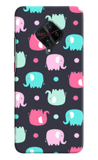 Elephants Vivo S1 Pro Hard Case Back Cover by Casekaro