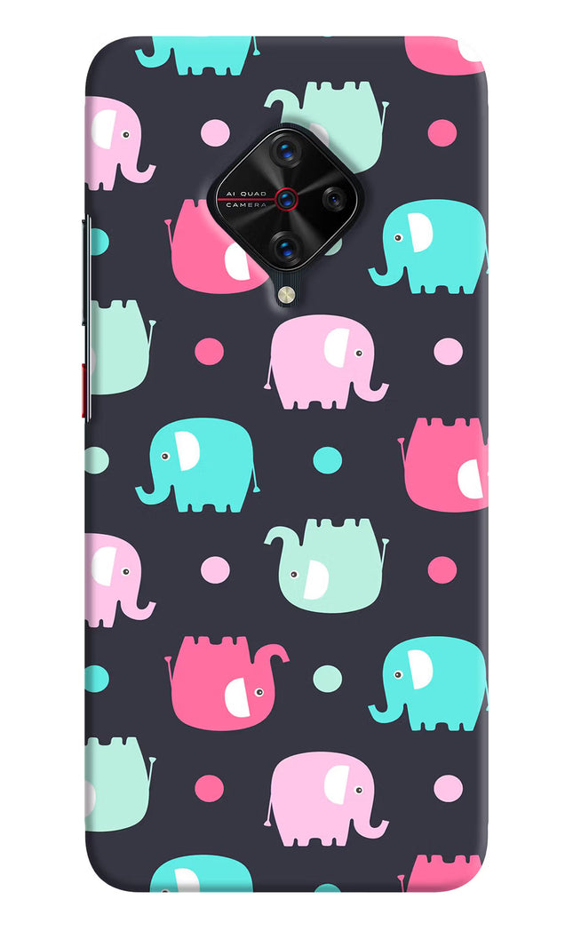 Elephants Vivo S1 Pro Hard Case Back Cover by Casekaro
