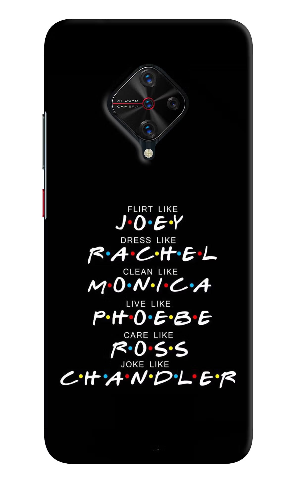 FRIENDS Character Vivo S1 Pro Hard Case Back Cover by Casekaro