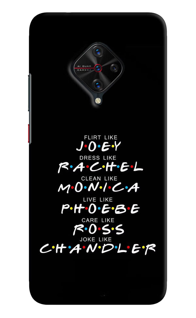 FRIENDS Character Vivo S1 Pro Hard Case Back Cover by Casekaro