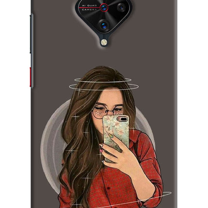 Selfie Queen Vivo S1 Pro Hard Case Back Cover by Casekaro