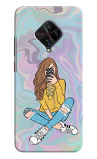 Selfie Girl Vivo S1 Pro Hard Case Back Cover by Casekaro