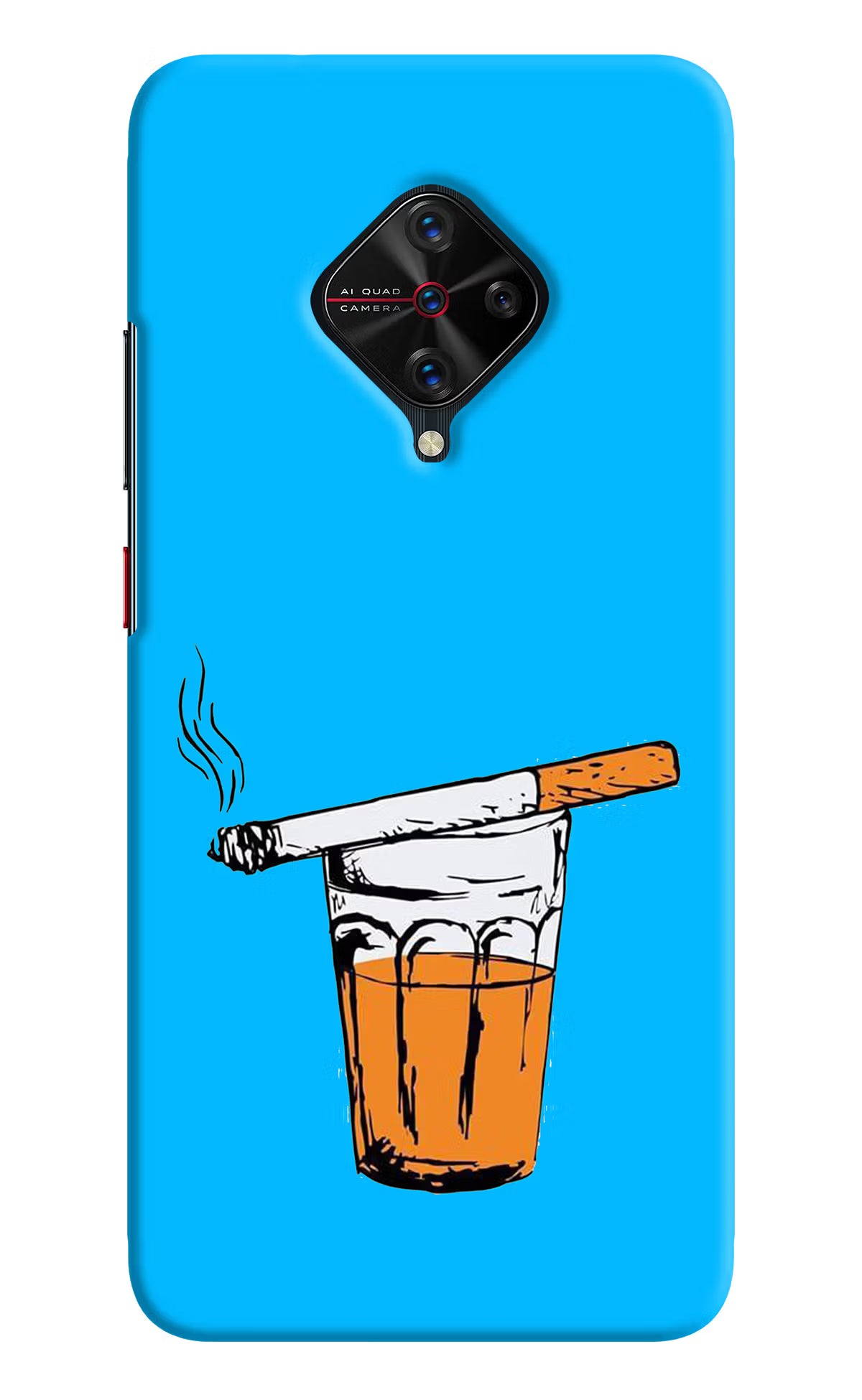 Chai Sutta Vivo S1 Pro Hard Case Back Cover by Casekaro