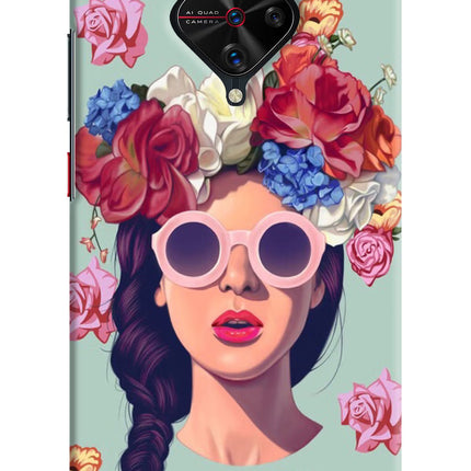 Pretty Girl Vivo S1 Pro Hard Case Back Cover by Casekaro