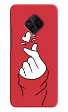 Korean Love Sign Vivo S1 Pro Hard Case Back Cover by Casekaro