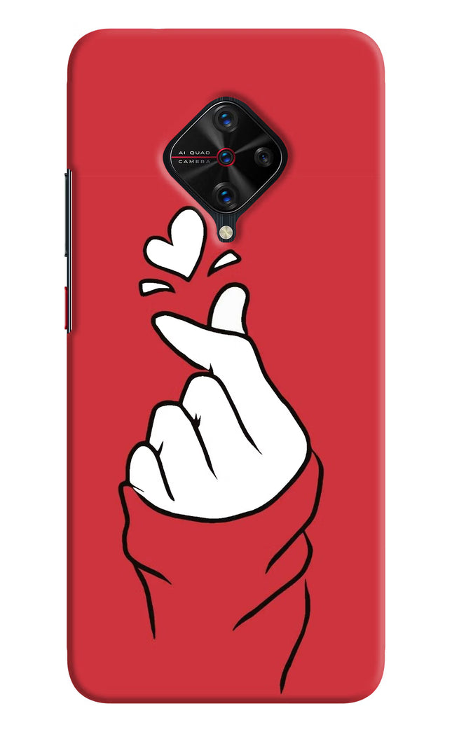Korean Love Sign Vivo S1 Pro Hard Case Back Cover by Casekaro