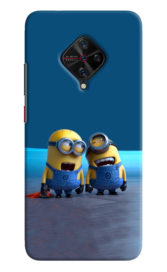 Minion Laughing Vivo S1 Pro Hard Case Back Cover by Casekaro