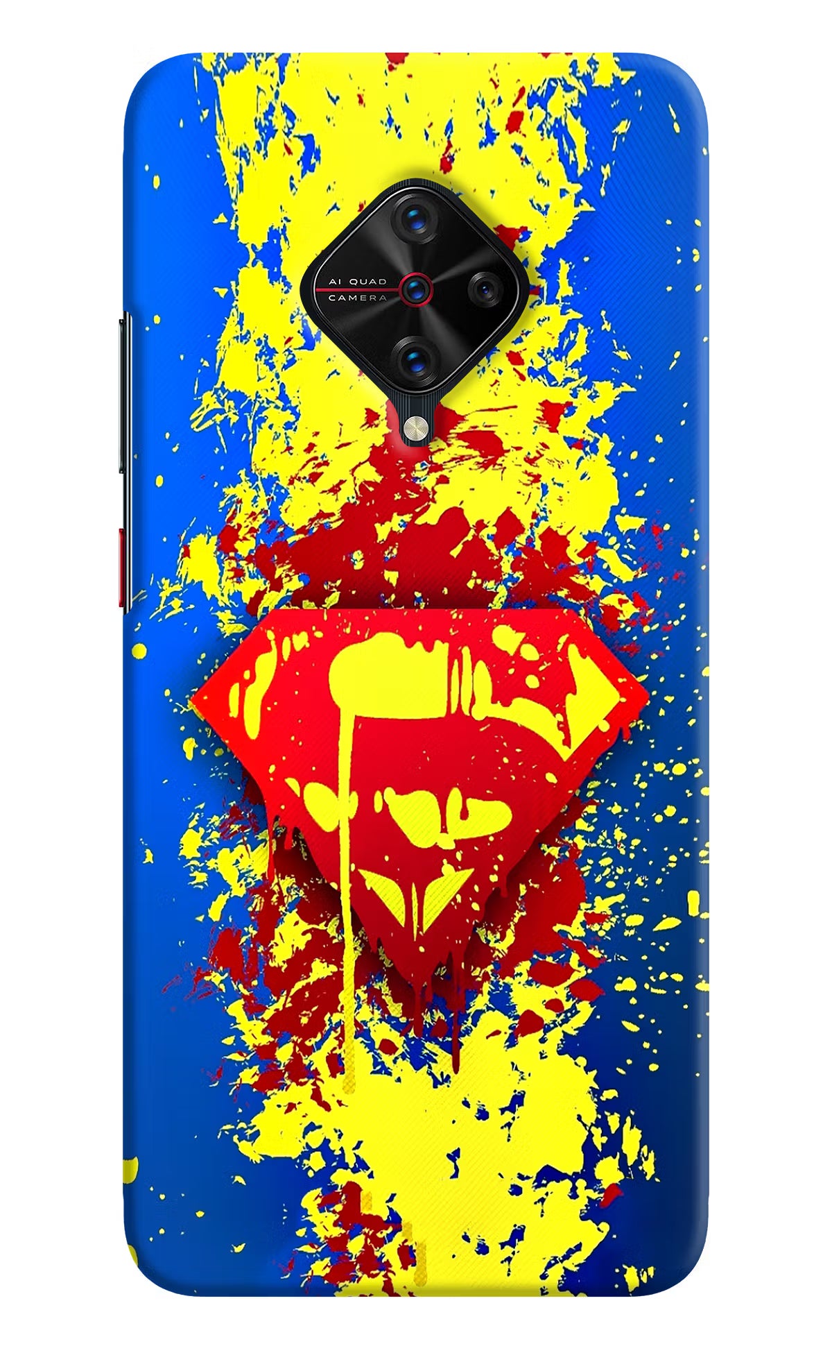 Superman logo Vivo S1 Pro Hard Case Back Cover by Casekaro
