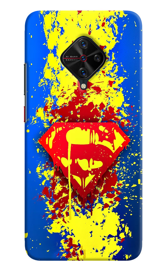 Superman logo Vivo S1 Pro Hard Case Back Cover by Casekaro