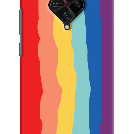 Rainbow Vivo S1 Pro Hard Case Back Cover by Casekaro