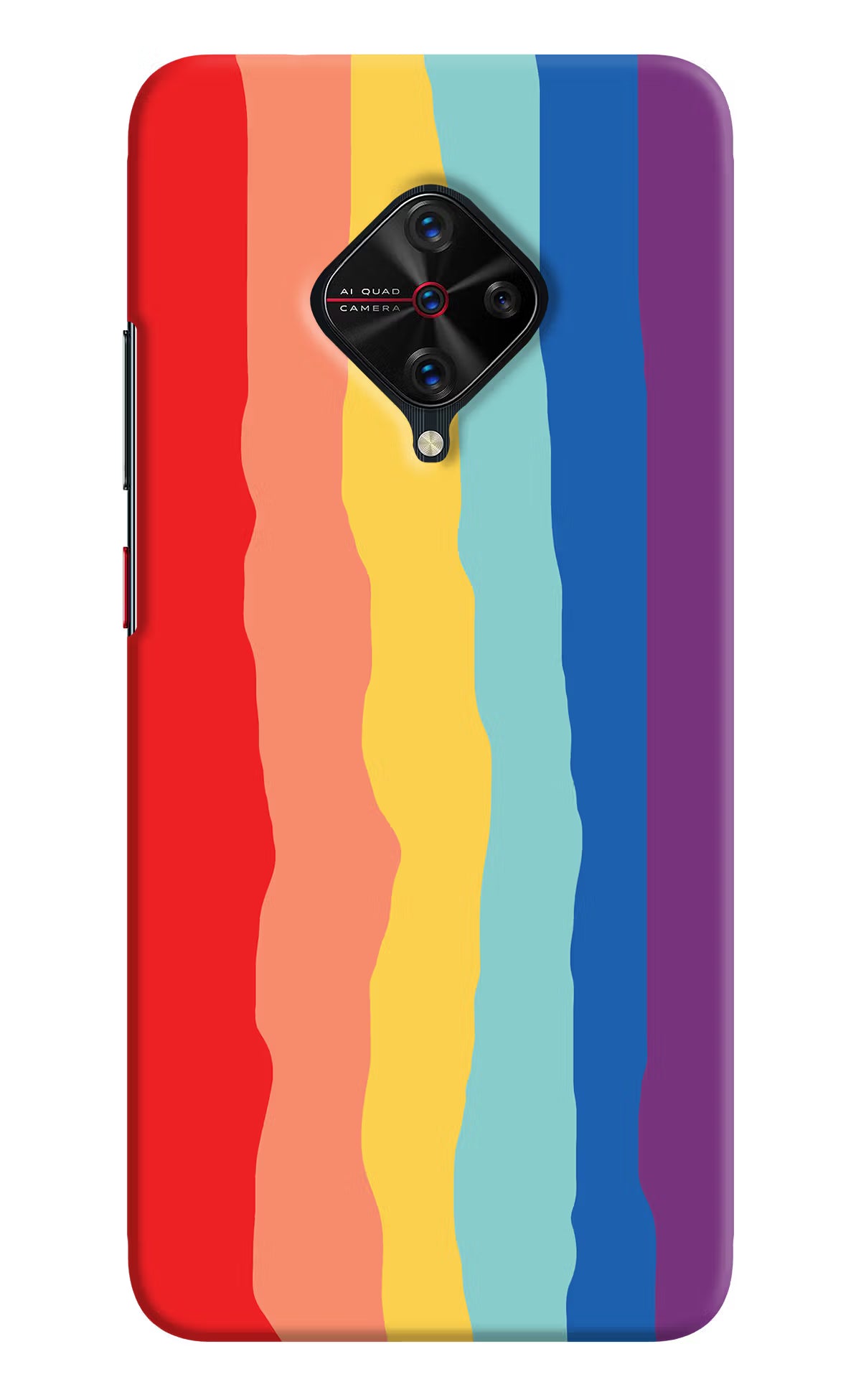 Rainbow Vivo S1 Pro Hard Case Back Cover by Casekaro