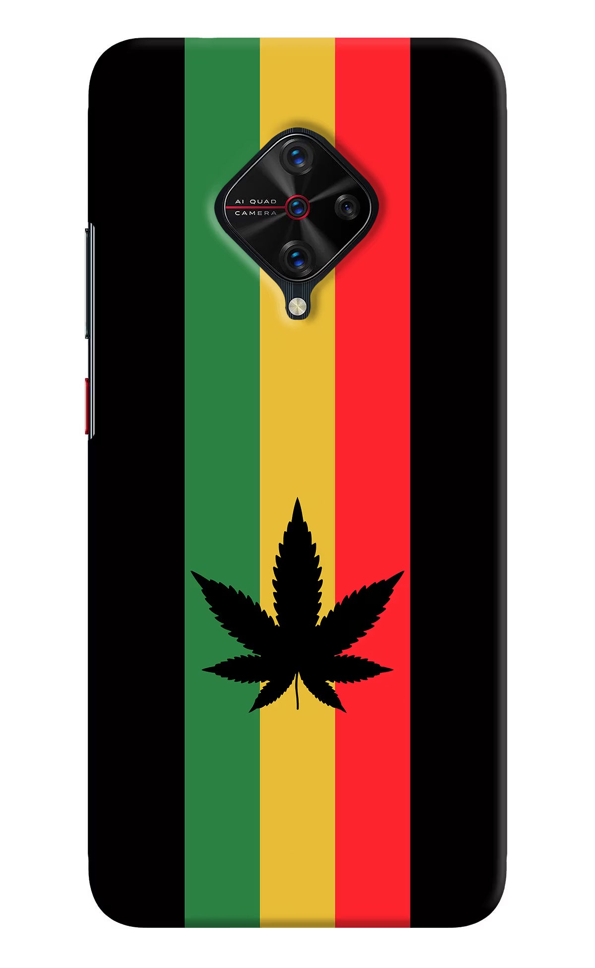 Weed Flag Vivo S1 Pro Hard Case Back Cover by Casekaro