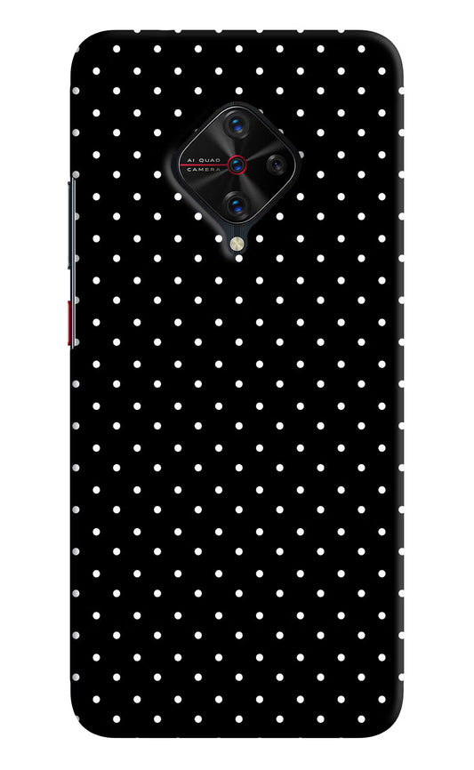 White Dots Vivo S1 Pro Hard Case Back Cover by Casekaro