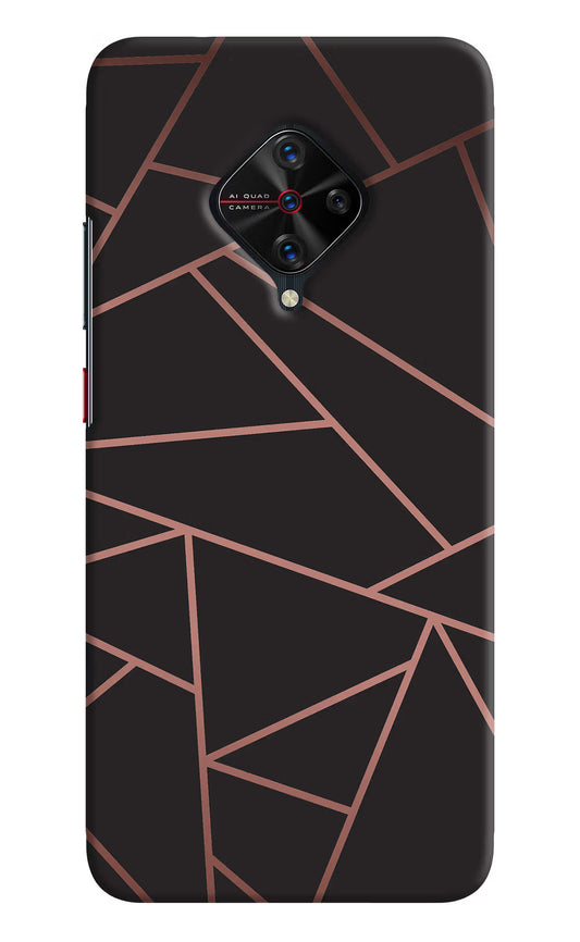 Geometric Pattern Vivo S1 Pro Hard Case Back Cover by Casekaro
