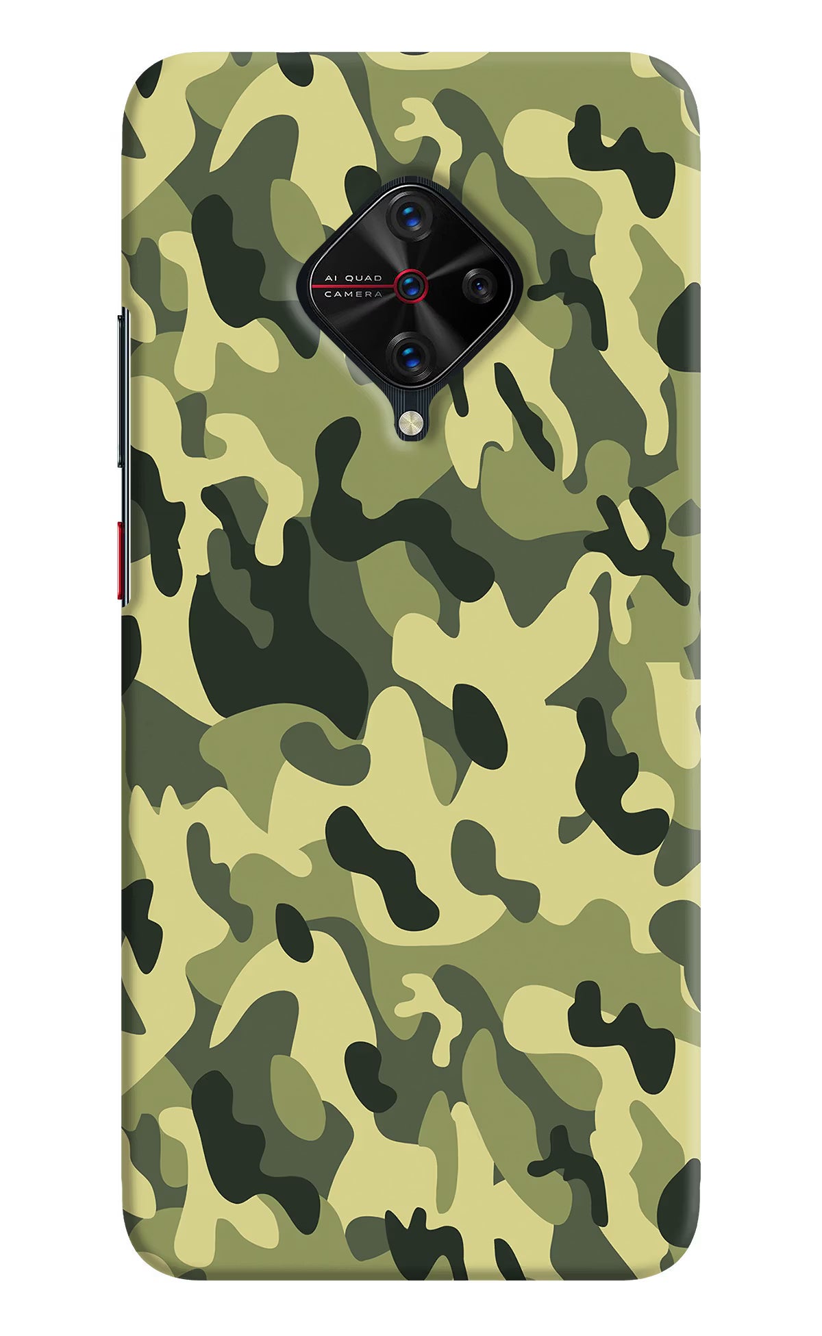 Camouflage Vivo S1 Pro Hard Case Back Cover by Casekaro