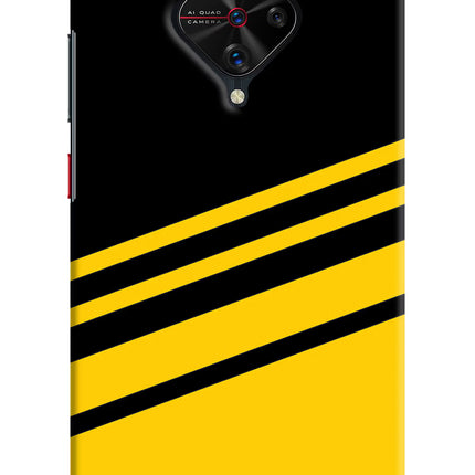 Yellow Shades Vivo S1 Pro Hard Case Back Cover by Casekaro