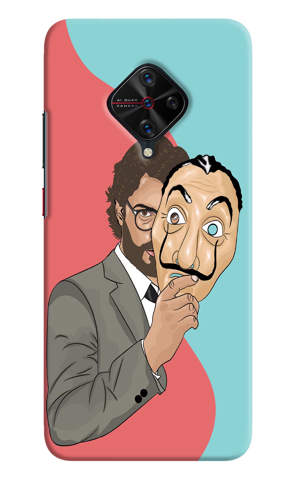 Professor Vivo S1 Pro Hard Case Back Cover by Casekaro