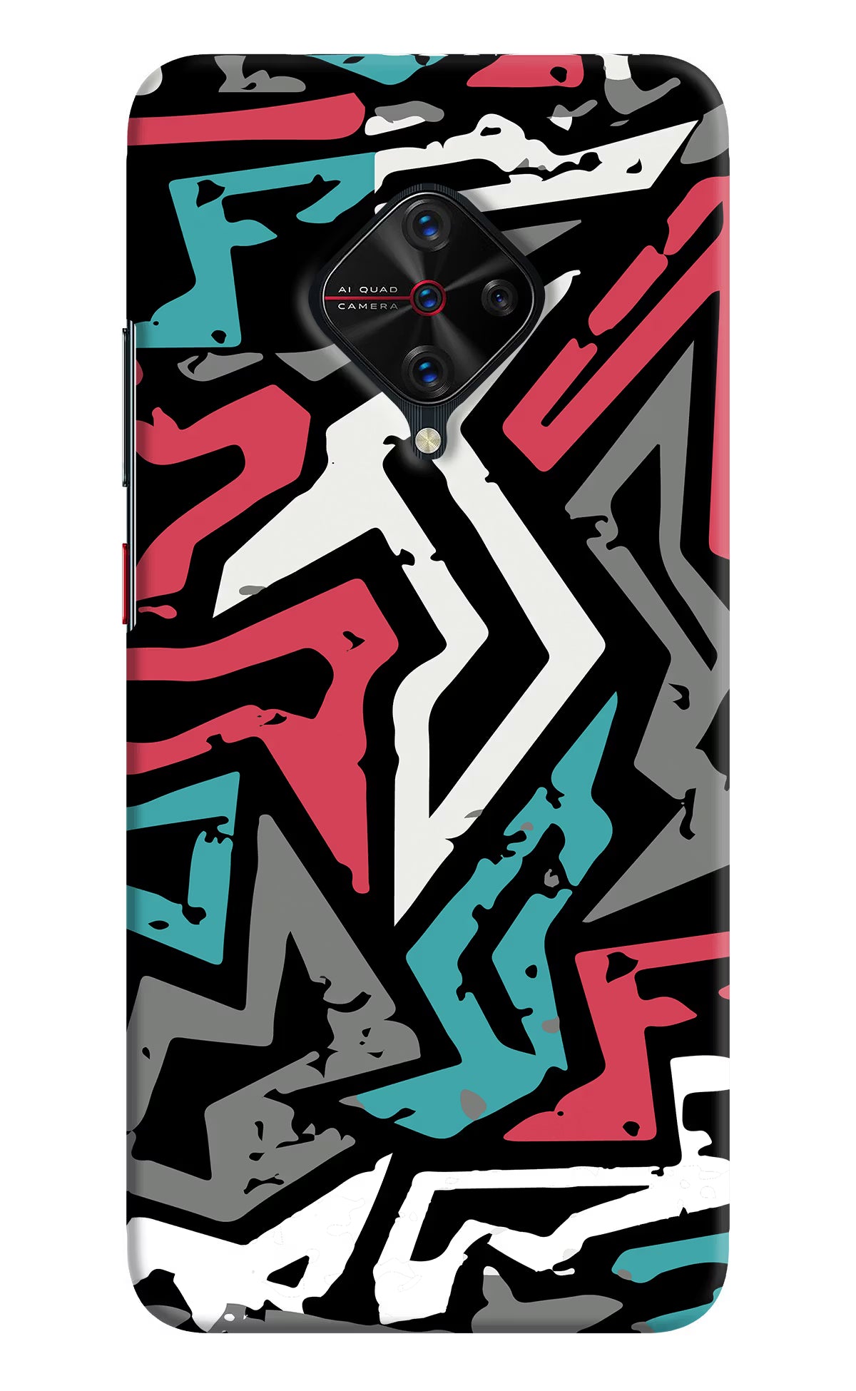 Geometric Graffiti Vivo S1 Pro Hard Case Back Cover by Casekaro