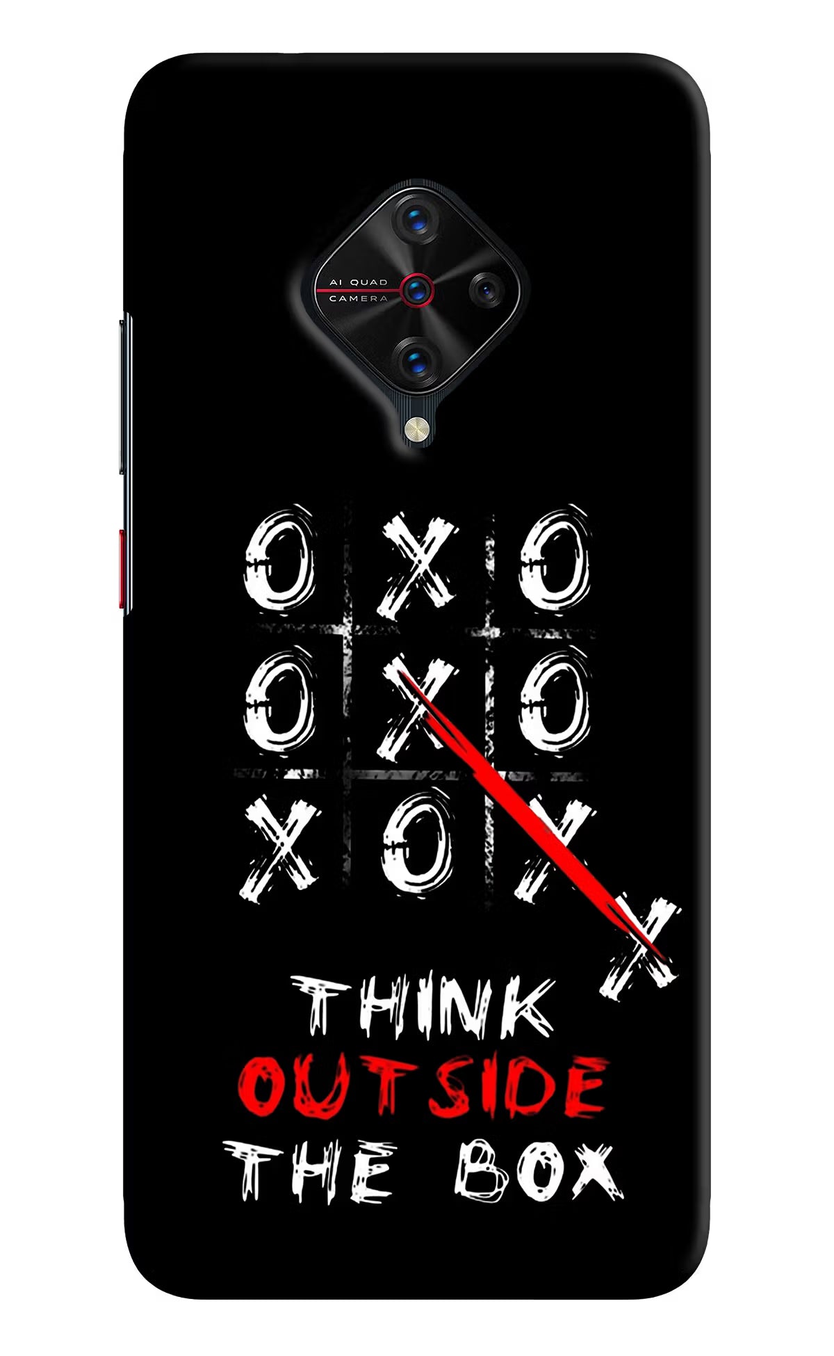 Think out of the BOX Vivo S1 Pro Hard Case Back Cover by Casekaro