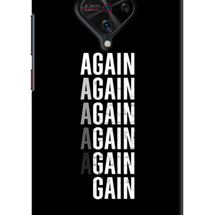 Again Again Gain Vivo S1 Pro Hard Case Back Cover by Casekaro