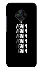 Again Again Gain Vivo S1 Pro Hard Case Back Cover by Casekaro
