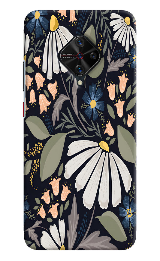 Flowers Art Vivo S1 Pro Hard Case Back Cover by Casekaro