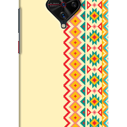 Ethnic Seamless Vivo S1 Pro Hard Case Back Cover by Casekaro