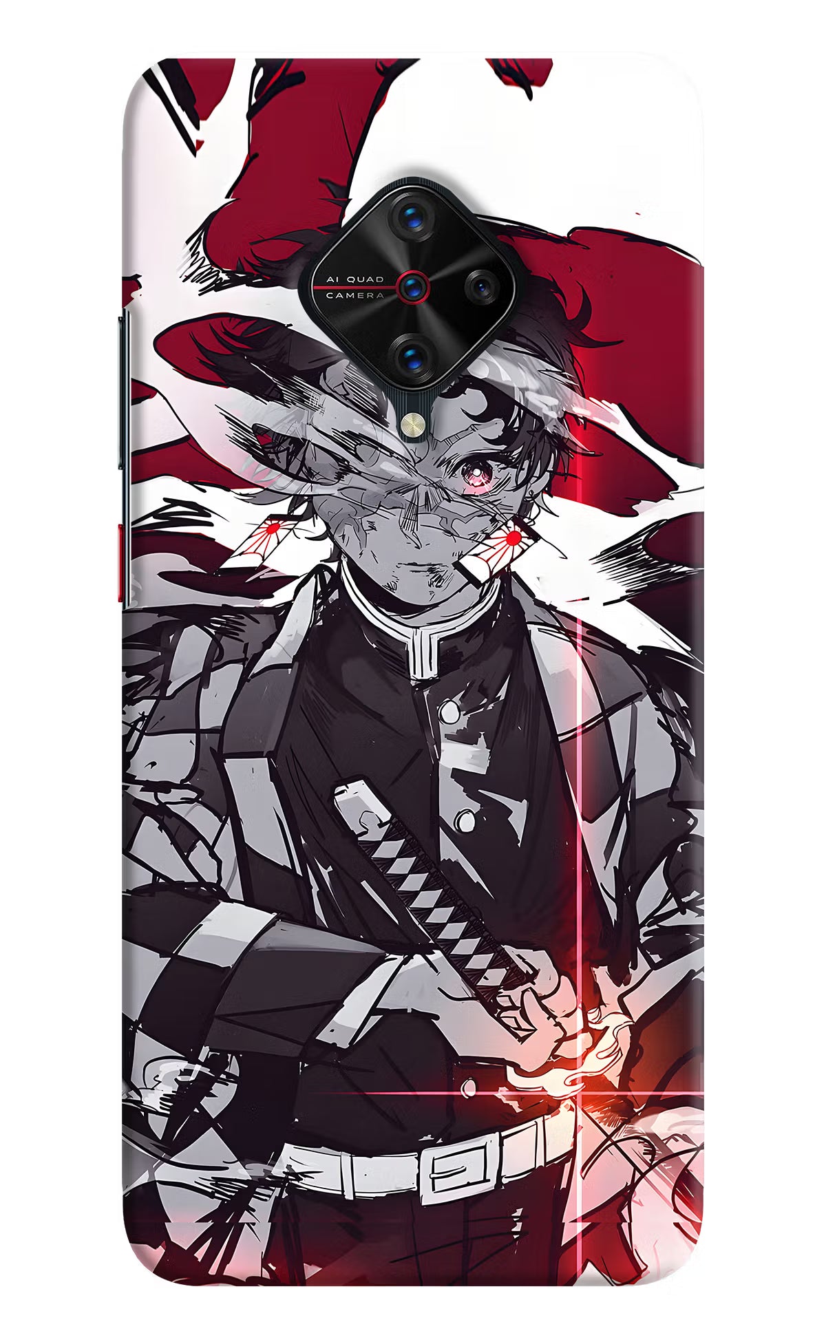 Demon Slayer Vivo S1 Pro Hard Case Back Cover by Casekaro