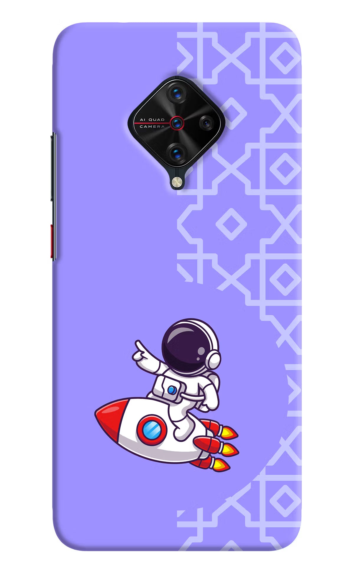 Cute Astronaut Vivo S1 Pro Hard Case Back Cover by Casekaro