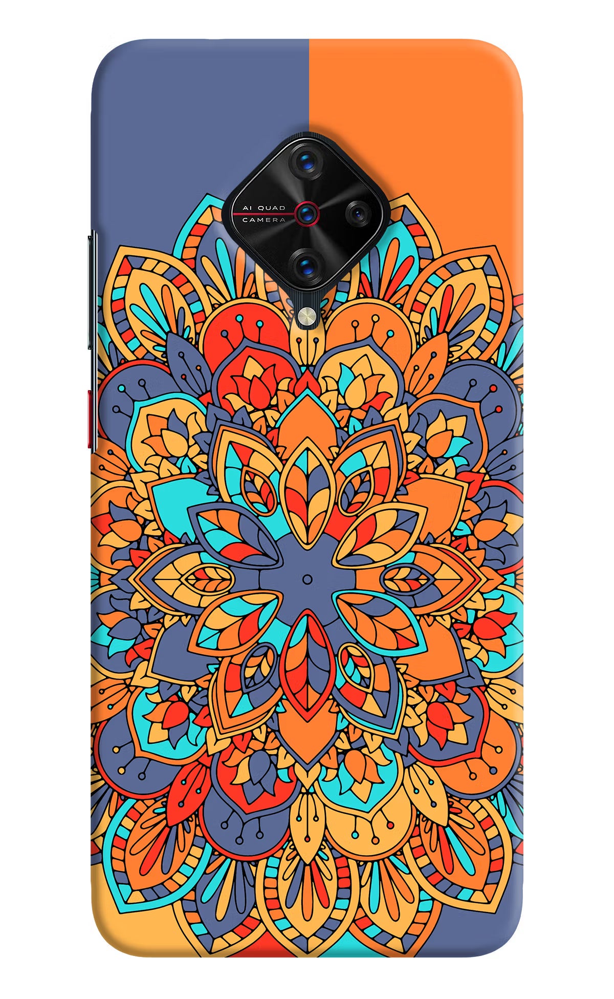 Color Mandala Vivo S1 Pro Hard Case Back Cover by Casekaro
