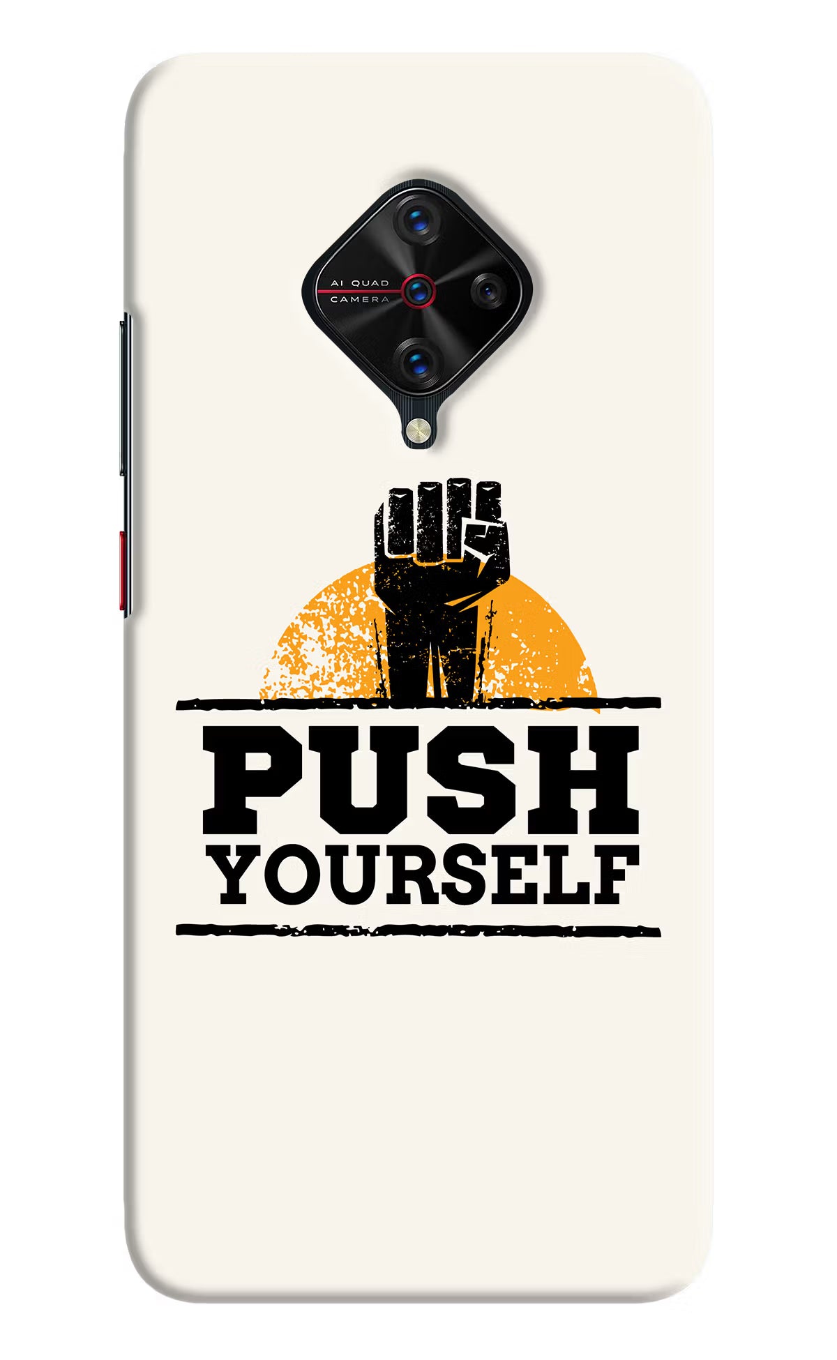 Push Yourself Vivo S1 Pro Hard Case Back Cover by Casekaro