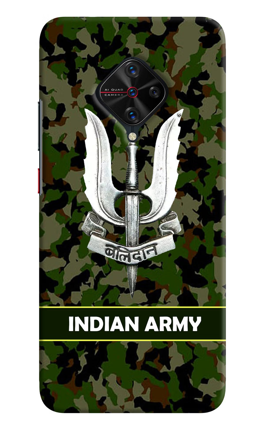 Balidan Indian Logo Vivo S1 Pro Back Cover, Hard case