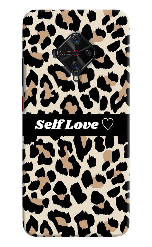 Leopard Print Self Love Vivo S1 Pro Hard Case Back Cover by Casekaro