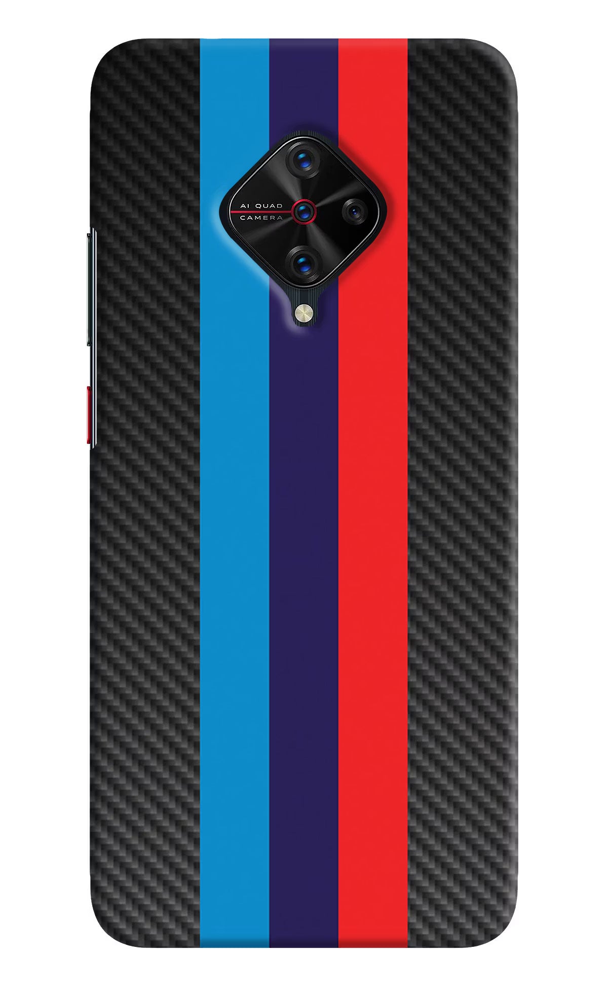 BMW Stripes Pattern Vivo S1 Pro Hard Case Back Cover by Casekaro