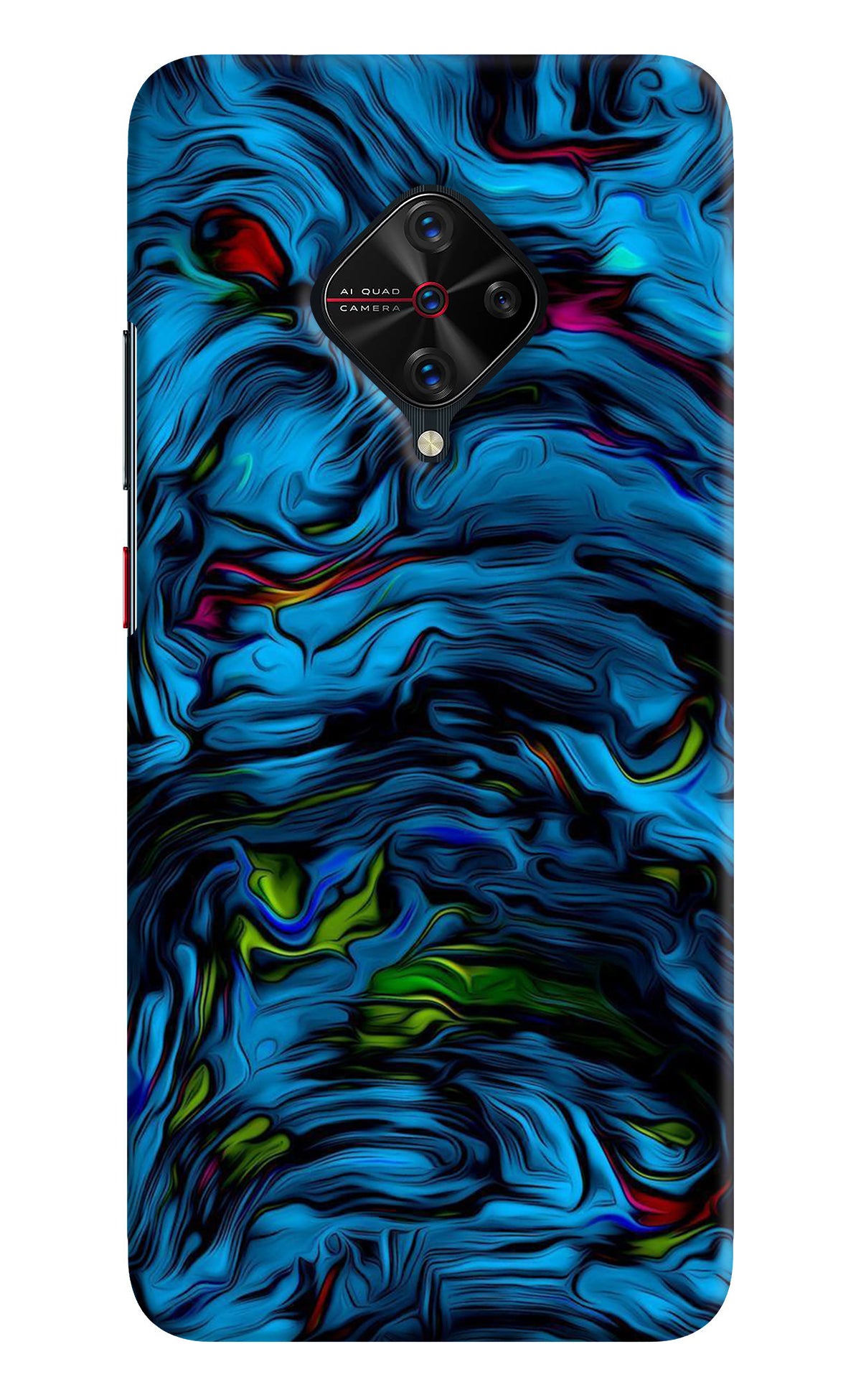 Dark Blue Abstract Vivo S1 Pro Back Cover