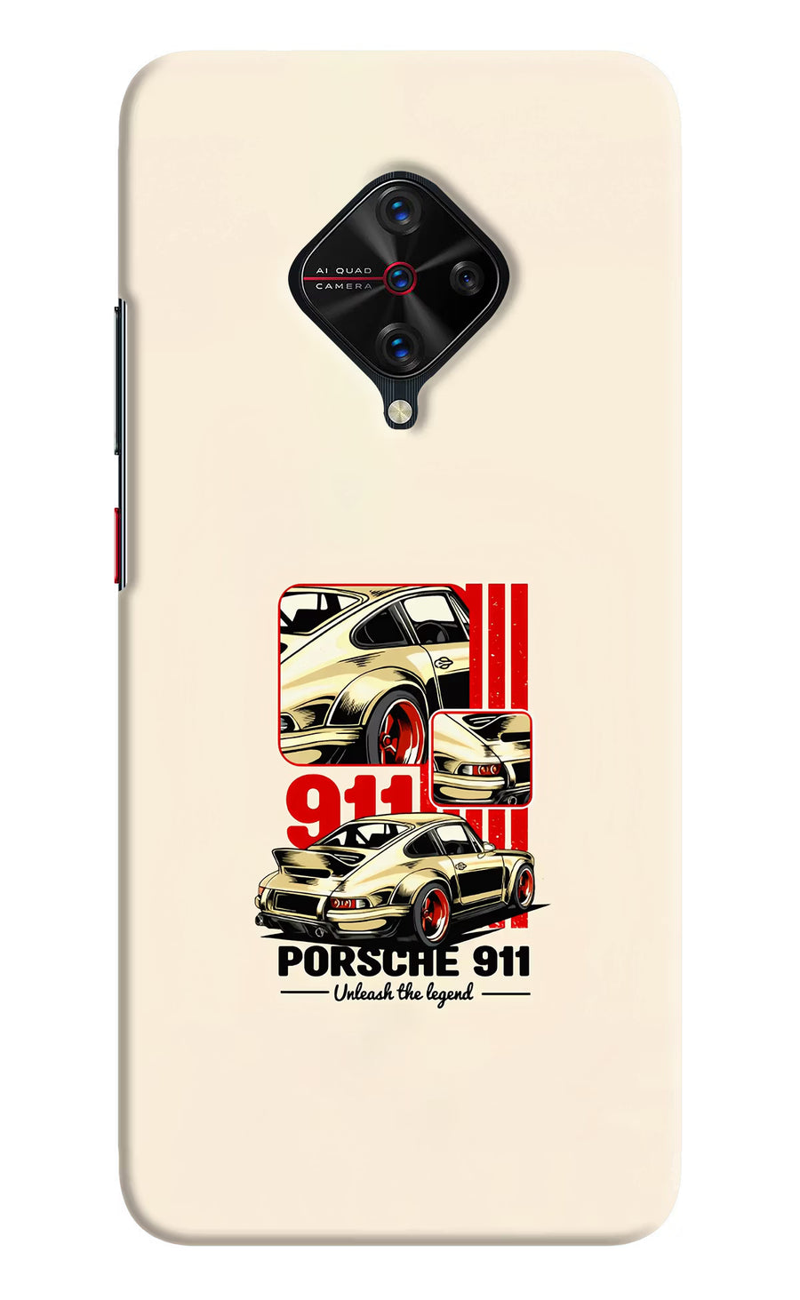 Classic Porsche 911 Vivo S1 Pro Back Cover, Hard case
