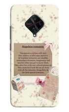 Hopeless Romantic Vivo S1 Pro Hard Case Back Cover by Casekaro