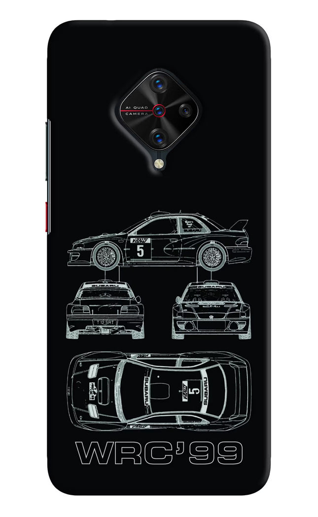 WRC'99 Vivo S1 Pro Hard Case Back Cover by Casekaro