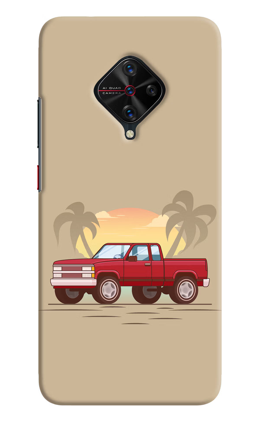 Desert Classic Drive Vivo S1 Pro Back Cover, Hard case
