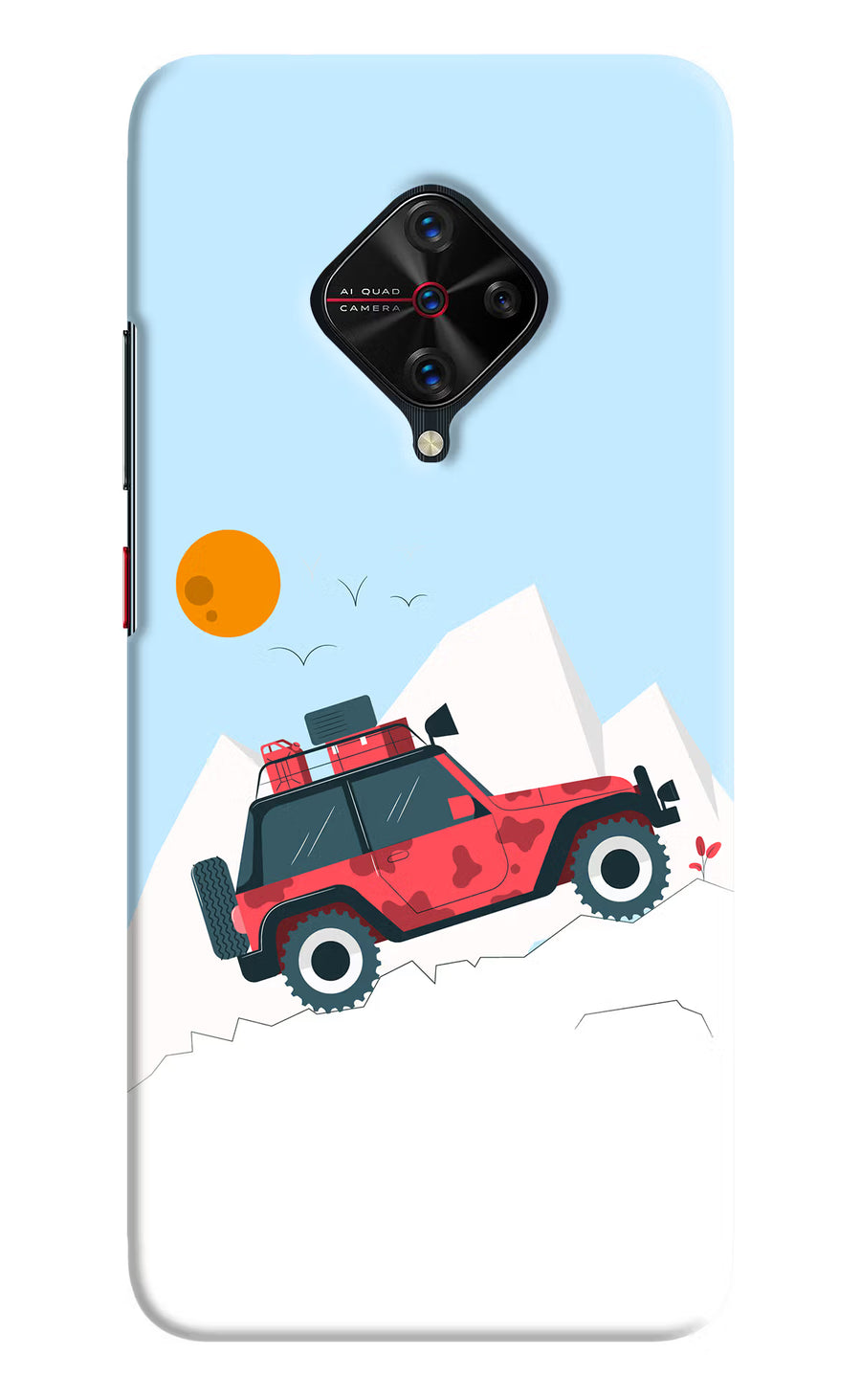 Mountain Trail Beast Vivo S1 Pro Back Cover, Hard case