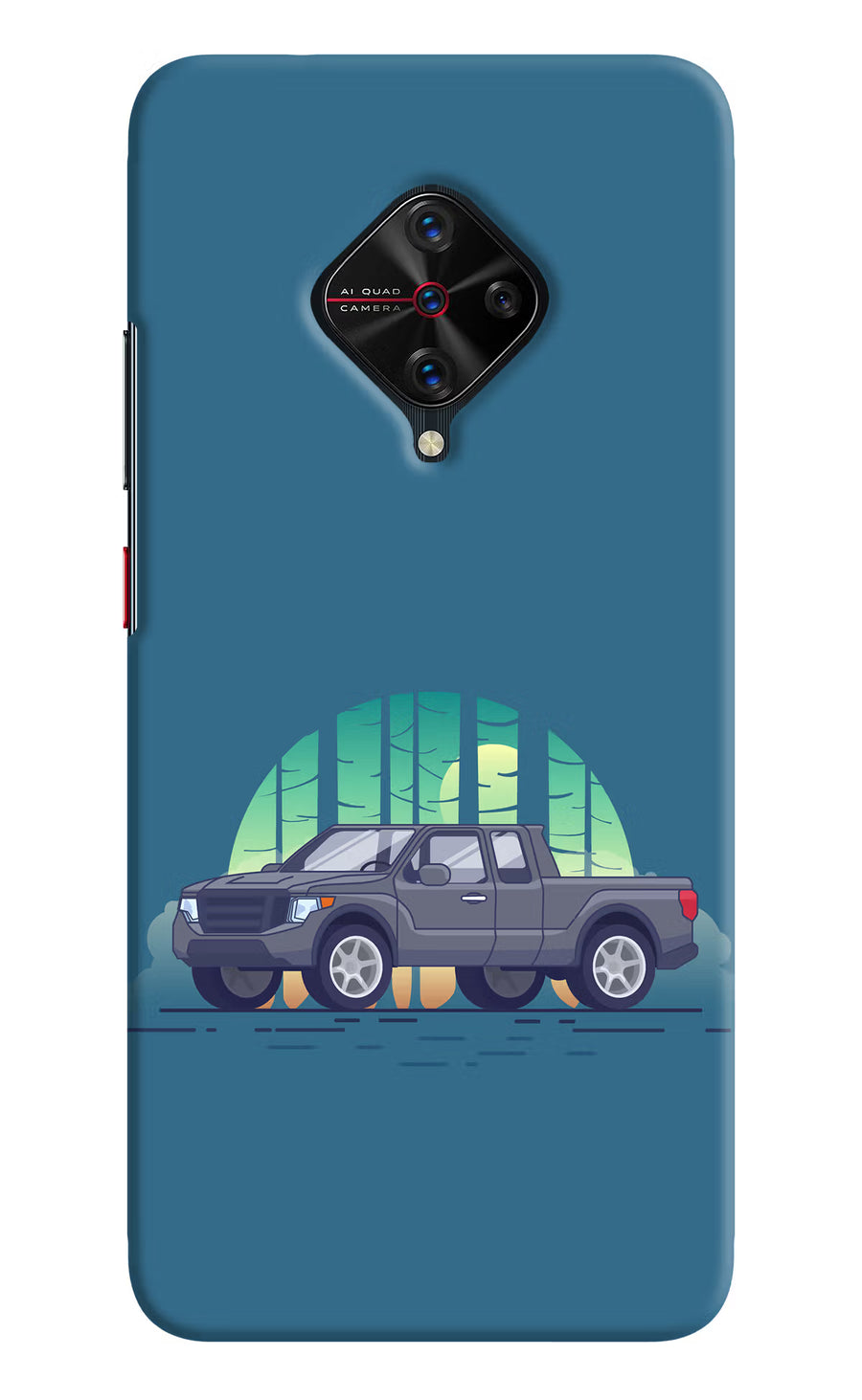 Retro Garage Vibe Vivo S1 Pro Back Cover, Hard case