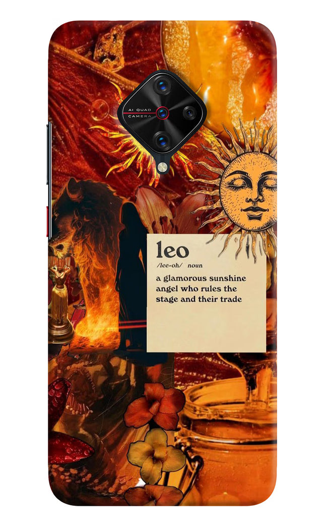 Leo Zodiac Vivo S1 Pro Hard Case Back Cover by Casekaro