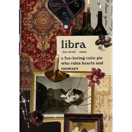 Libra Zodiac Vivo S1 Pro Hard Case Back Cover by Casekaro