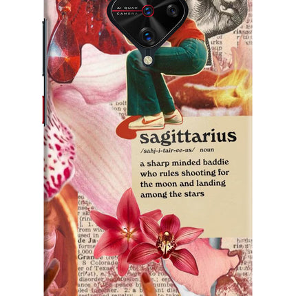 Sagittarius Zodiac Vivo S1 Pro Hard Case Back Cover by Casekaro