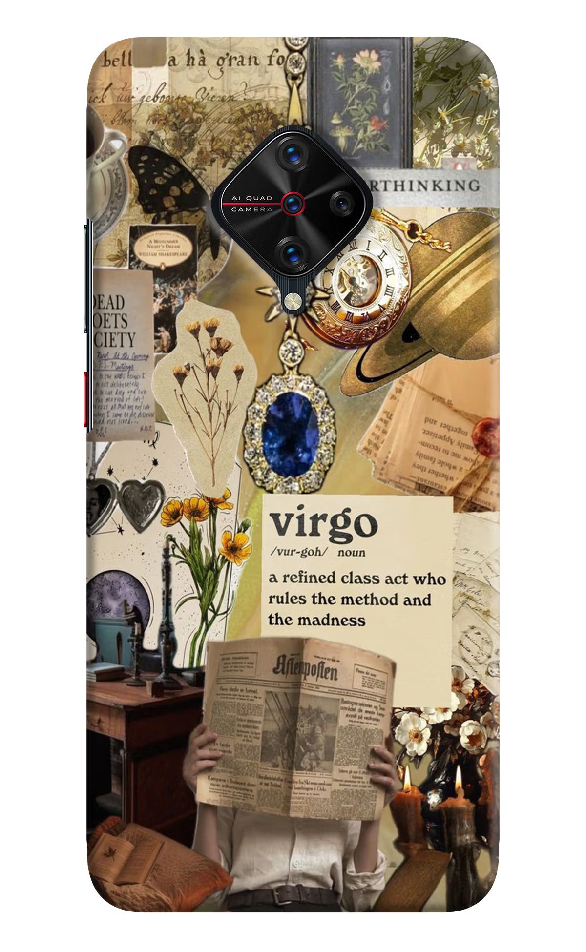 Virgo Zodiac Vivo S1 Pro Hard Case Back Cover by Casekaro