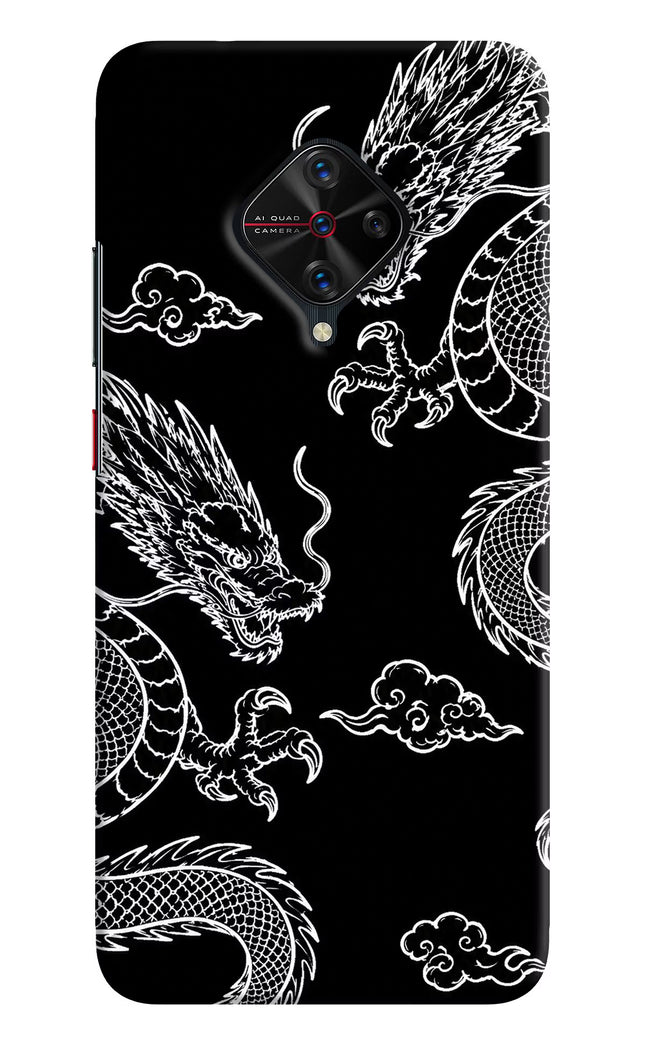 Twin Dragons Vivo S1 Pro Hard Case Back Cover by Casekaro