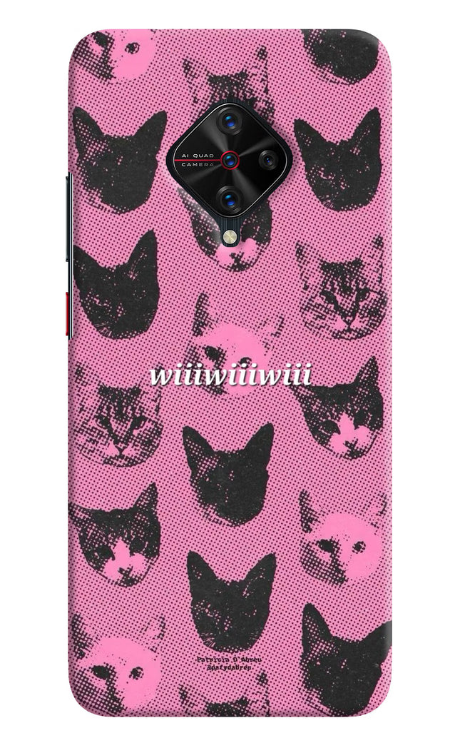 Pink Cats Vivo S1 Pro Hard Case Back Cover by Casekaro