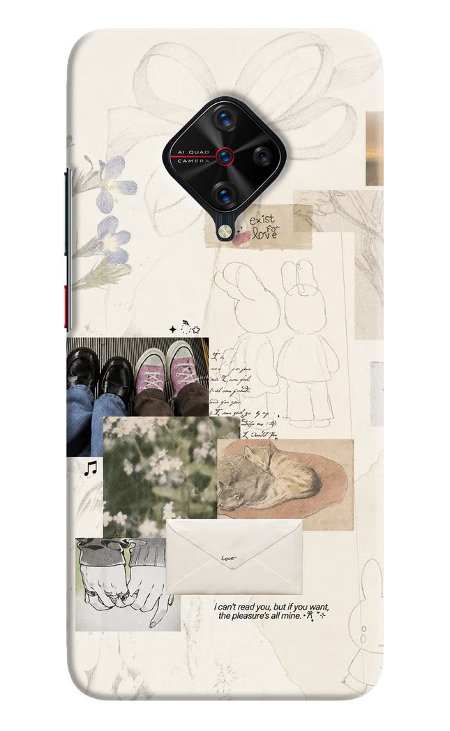 Soft Aesthetic Vivo S1 Pro Hard Case Back Cover by Casekaro