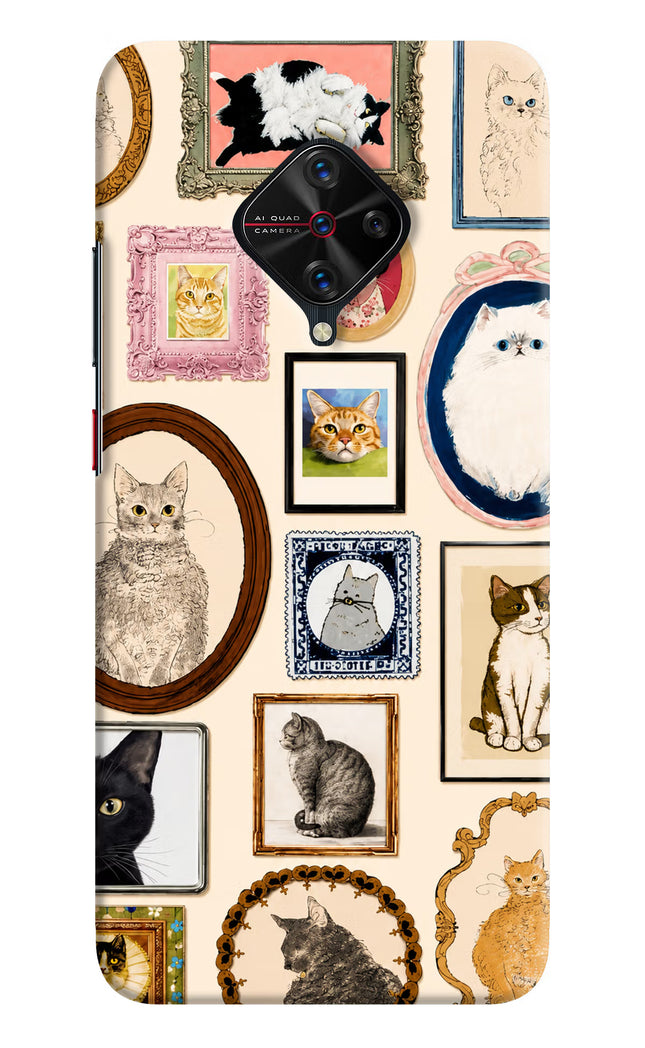 Mirror Cats Vivo S1 Pro Hard Case Back Cover by Casekaro